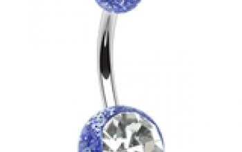 Piercing do pupíku - banánek - BA01072-RC