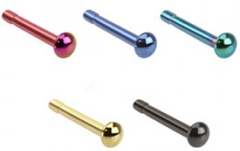 Piercing do nosu - půlkulička - N01147A