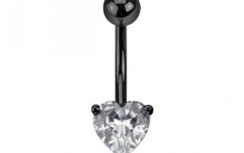 Piercing do pupíku - srdíčko - WP01275-G