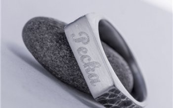 KREDUM® Hynek Kalista Kovaný nerezový prsten - Seal - velikost 49 - KS6002-49