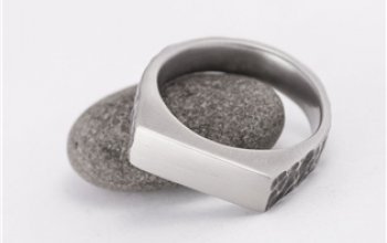 KREDUM® Hynek Kalista Kovaný nerezový prsten - Seal - velikost 49 - KS6002-49