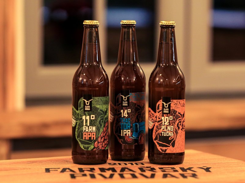 Domácí degustace piva s pivovarem Zlatá Kráva - balíček "Pivní speciály " + bedna 6 druhů piva