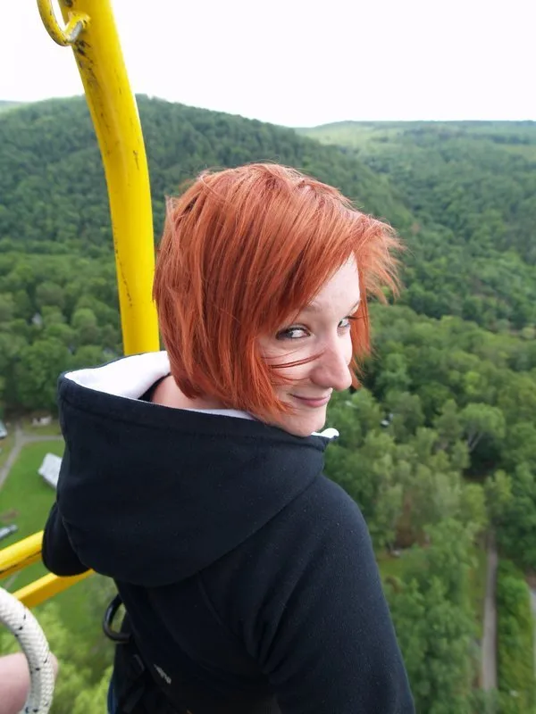 Bungee jumping z jeřábu ve dvou