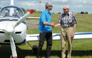 Pilotem malého letounu na zkoušku
