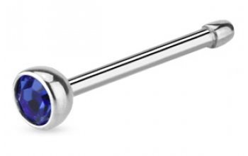 Piercing do nosu - kamínek - N01058B