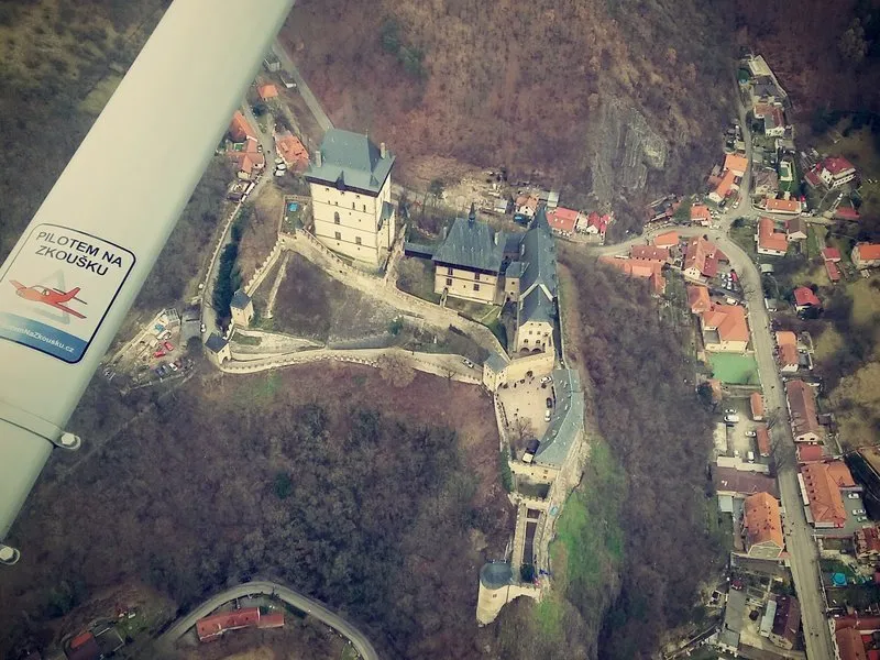 Vyhlídkový let - Karlštejn