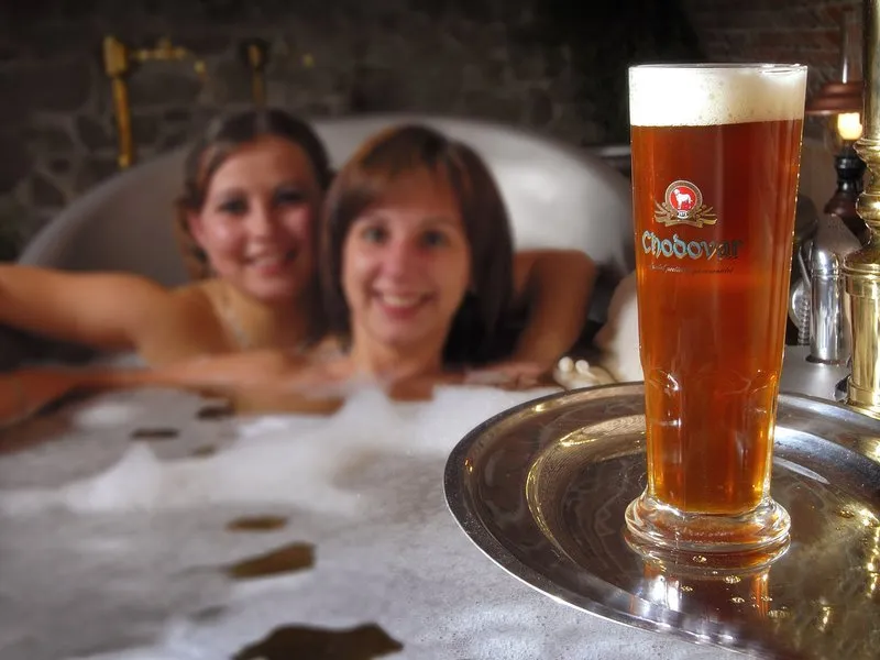 Relax v pivních lázních