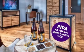 Wellness pobyt v pivním hotelu s pípou na pokoji