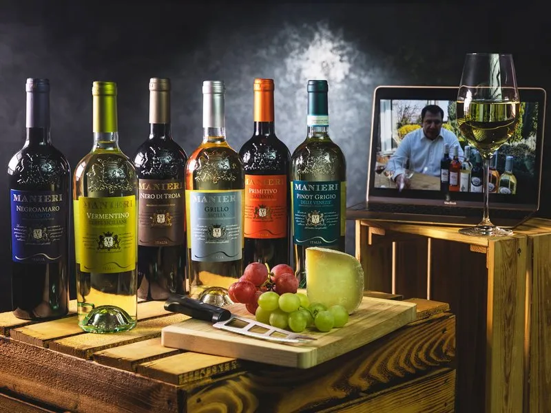 Dárkový balíček šesti druhů italských vín + videodegustace se someliérem