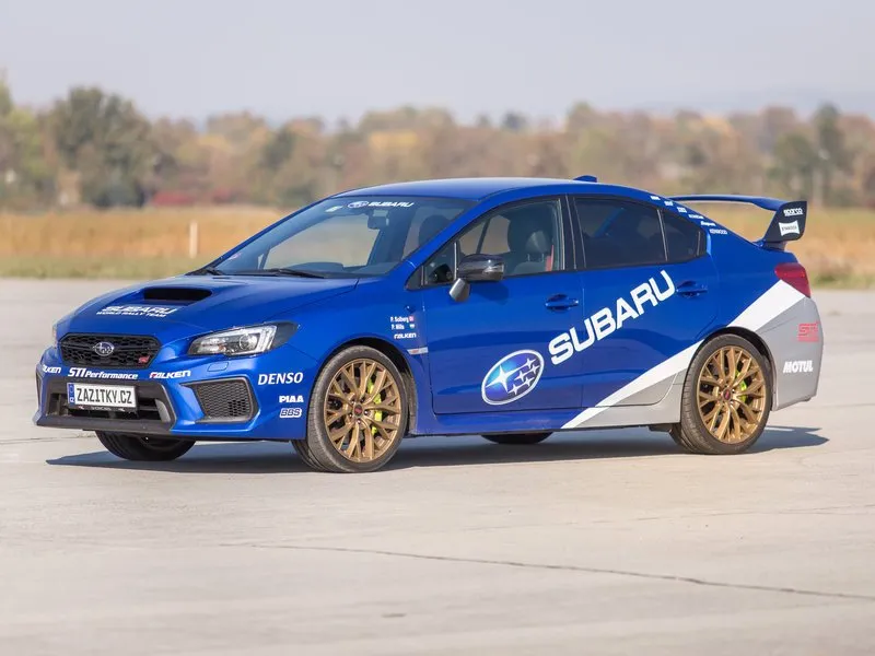 Jízda v Subaru Impreza WRX STI na polygonu