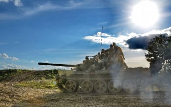 Řízení obrněného bojového tanku T-55
