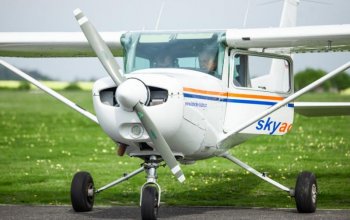 Vzrušující pilotování letadla na zkoušku