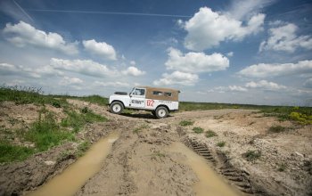 Land Rover off-road - testovací trénink