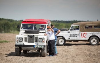 Land Rover off-road - testovací trénink