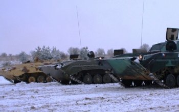Jízda obrněným transportérem BVP