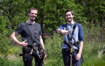 Bungee jumping z nejvyššího mostu ČR