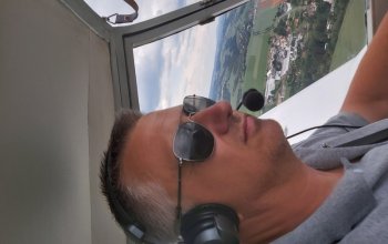 Vzrušující pilotování letadla na zkoušku