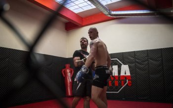 MMA trénink s XFN a Oktagon fighterem