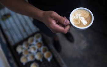 Latte art Praha
