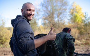 Jízda obrněným transportérem BVP
