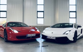Souboj titánů: Ferrari 458 Italia vs Lamborghini Gallardo LP 570-4 v Čechách Praha