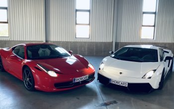 Souboj titánů: Ferrari 458 Italia vs Lamborghini Gallardo LP 570-4 v Čechách Praha
