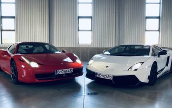 Souboj titánů: Ferrari 458 Italia vs Lamborghini Gallardo LP 570-4 v Čechách Praha