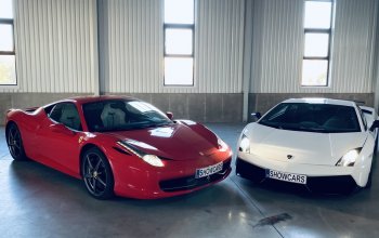 Souboj titánů: Ferrari 458 Italia vs Lamborghini Gallardo LP 570-4 v Čechách Praha