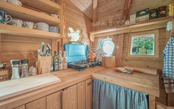 Ubytování v tree housu s vlastní saunou