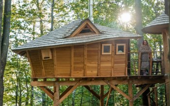Ubytování v tree housu s vlastní saunou