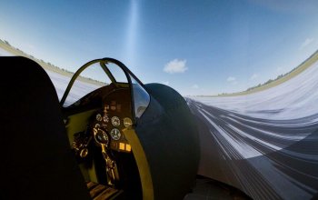 Letecký simulátor stíhačky Supermarine Spitfire