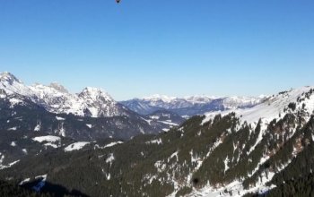 Zimní vyhlídkový let balónem nad Alpami Zahraničí