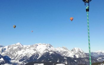 Zimní vyhlídkový let balónem nad Alpami Zahraničí