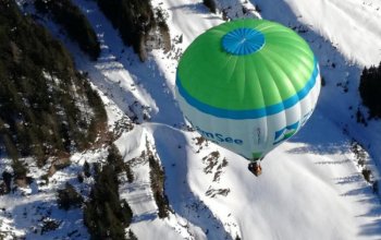 Zimní vyhlídkový let balónem nad Alpami Zahraničí