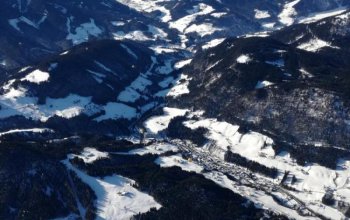 Zimní vyhlídkový let balónem nad Alpami Zahraničí
