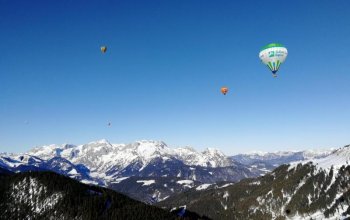 Zimní vyhlídkový let balónem nad Alpami Zahraničí