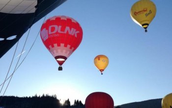 Zimní vyhlídkový let balónem nad Alpami Zahraničí