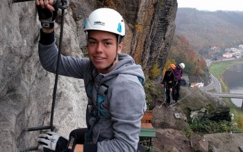 Dva dny na nejdelší via ferratě Česka