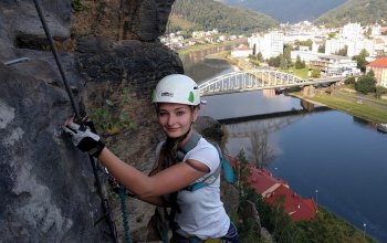Dva dny na nejdelší via ferratě Česka