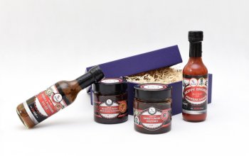Dárkové balení oceněných chilli omáček a chutney Celá ČR