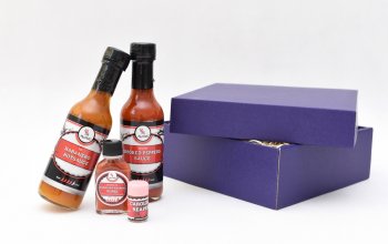 Dárkové balení extrémně pálivých chilli omáček Celá ČR