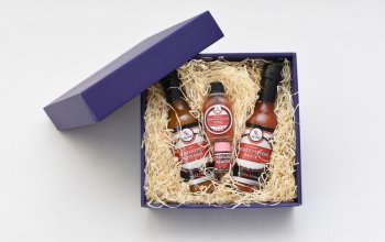 Dárkové balení extrémně pálivých chilli omáček Celá ČR