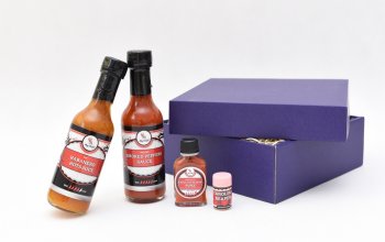 Dárkové balení extrémně pálivých chilli omáček Celá ČR