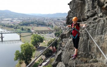 Via ferrata se zkušeným instruktorem