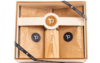 Dárková sada 10 balení kampotského pepře s mlýnkem Celá ČR