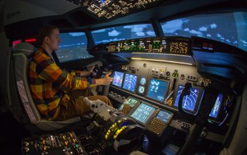 Pilotování simulátoru Boeing 737 NG Praha