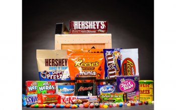 Originální dárková bedna plná sladkostí