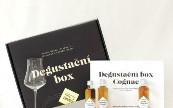 Degustační box Cognac: 4 vzorky + sklenička