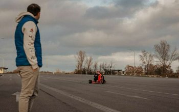 Drift trike: Driftování na motorové tříkolce