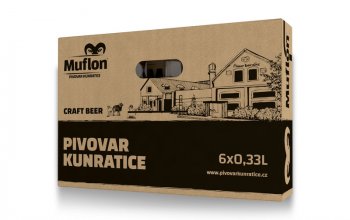 Degustační set piva Muflon – 6× 0,33 l